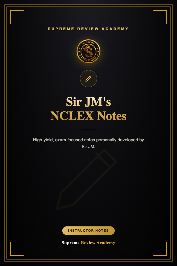 Sir JM's NCLEX Notes
